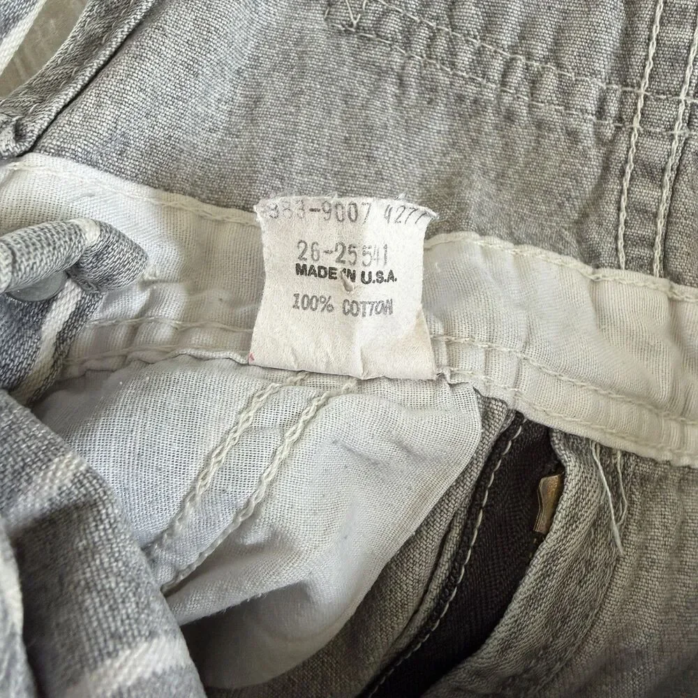 Vintage OshKosh Bgosh Jean Stripe Toddler Overalls Bundle 2T/3T USA Lot Vestback